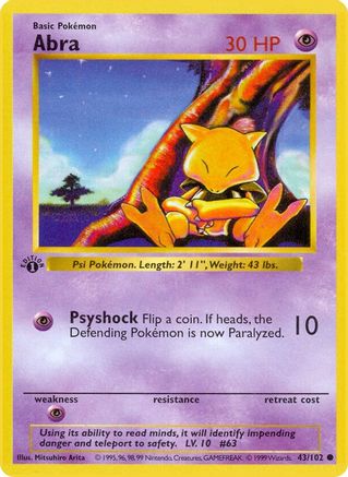 Abra (043/102) - BS  - Common - Unlimited