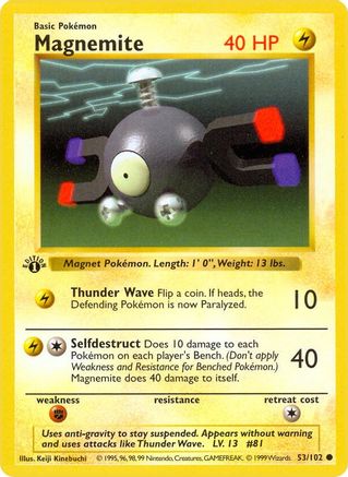 Magnemite (053/102) - BS  - Common - Unlimited