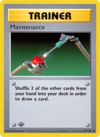 Maintenance (083/102) - BS  - Uncommon - Unlimited