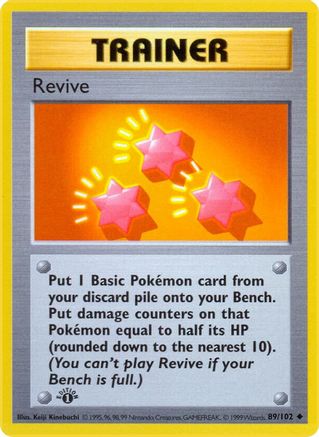 Revive (089/102) - BS  - Uncommon - 1st Edition