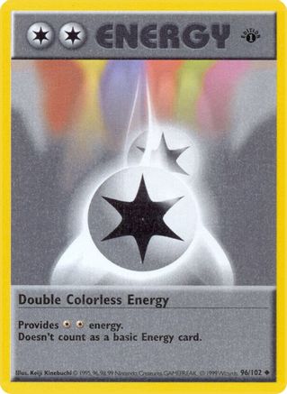 Double Colorless Energy (096/102) - BS  - Uncommon - 1st Edition