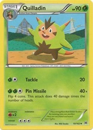 Quilladin (010/162) - XB  - Uncommon - Reverse Holofoil