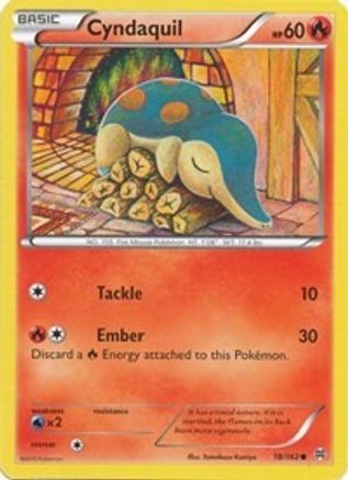 Cyndaquil (018/162) - XB  - Common