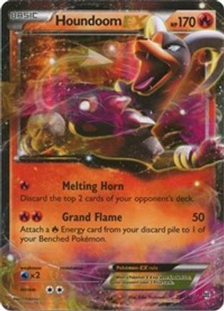 Houndoom EX (021/162) - XB  - Ultra Rare - Holofoil