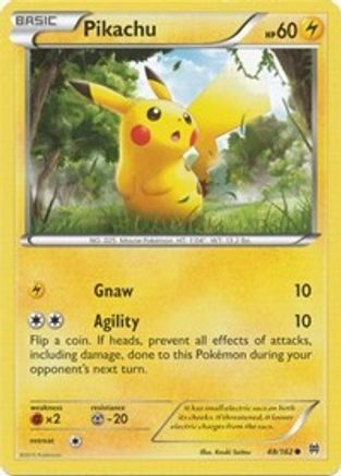 Pikachu (048/162) - XB  - Common - Reverse Holofoil