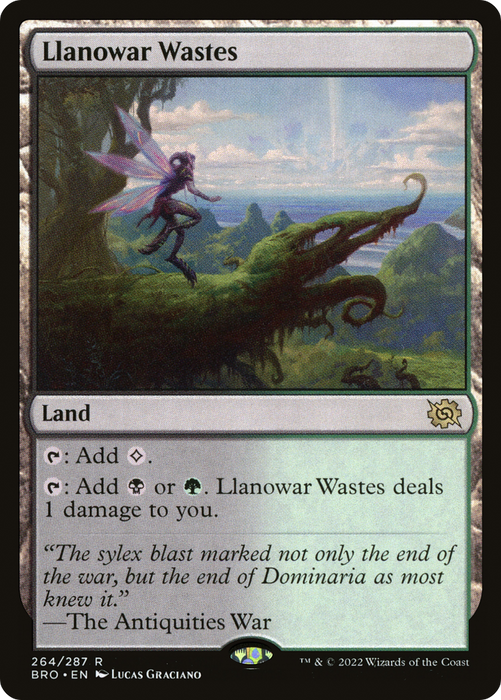 Llanowar Wastes (BRO-264) - rare