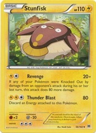 Stunfisk (056) - XB  - Uncommon - Reverse Holofoil