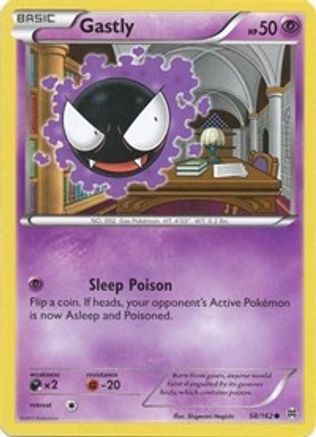 Gastly (058/162) - XB  - Common