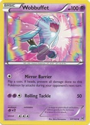 Wobbuffet (067/162) - XB  - Uncommon
