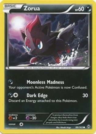 Zorua (89) (089/162) - XB  - Common - Reverse Holofoil