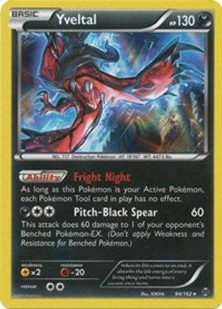 Yveltal (094/162) - XB  - Holo Rare - Reverse Holofoil