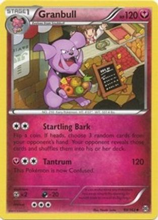 Granbull (099/162) - XB  - Uncommon - Reverse Holofoil