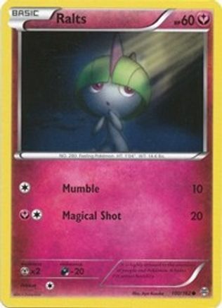 Ralts (100) (100/162) - XB  - Common - Reverse Holofoil