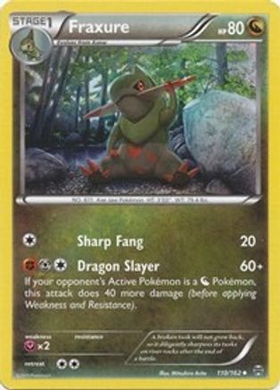 Fraxure (110) - XB  - Uncommon - Reverse Holofoil