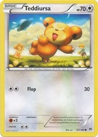 Teddiursa (121/162) - XB  - Common