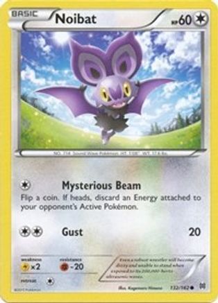 Noibat (132) (132/162) - XB  - Common - Reverse Holofoil