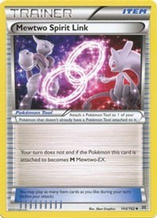 Mewtwo Spirit Link (144/162) - XB  - Uncommon - Reverse Holofoil