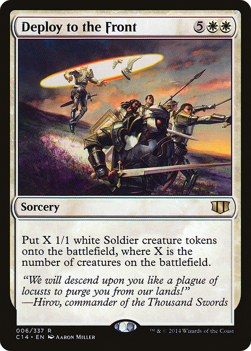 Deploy to the Front (C14-006) - rare