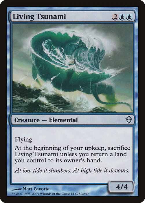 Living Tsunami (ZEN-052) - uncommon - Foil
