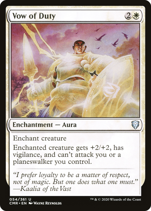 Vow of Duty (CMR-054) - uncommon