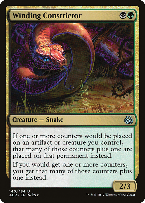 Winding Constrictor (AER-140) - uncommon - Foil