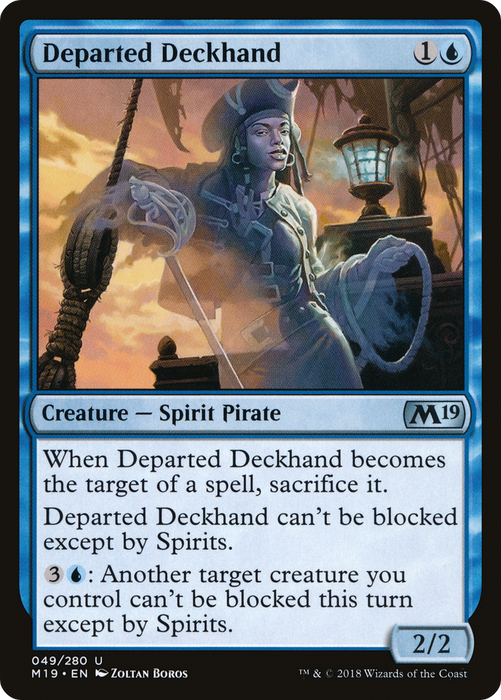 Departed Deckhand (M19-049) - uncommon
