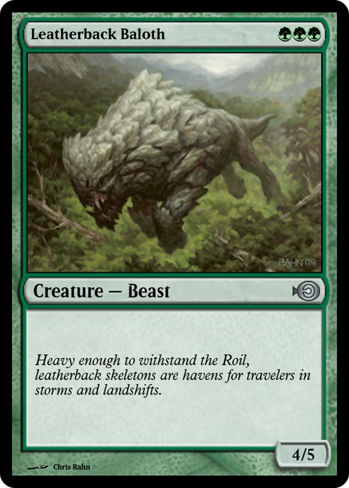 Leatherback Baloth (PRM-43576) - uncommon - Foil