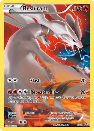 Reshiram (Full Art Promo) (XY74) - XP  - Promo - Holofoil