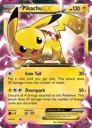 Pikachu EX (XY84) - XP  - Promo - Holofoil