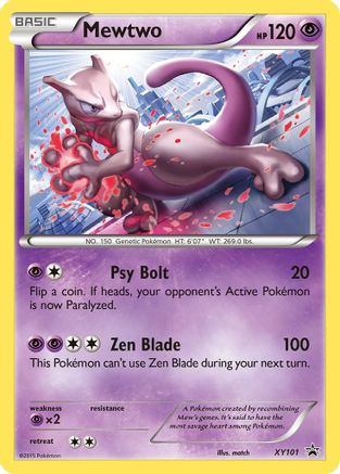 Mewtwo (XY101) - XP  - Promo - Holofoil