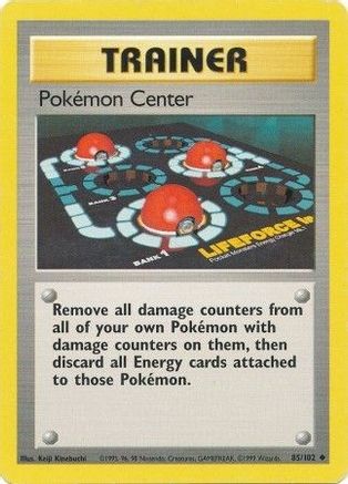 Pokemon Center (085/102) - BS  - Uncommon