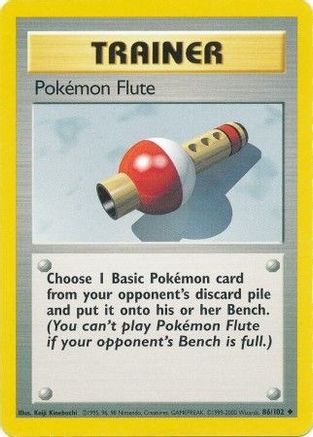 Pokemon Flute (086/102) - BS  - Uncommon