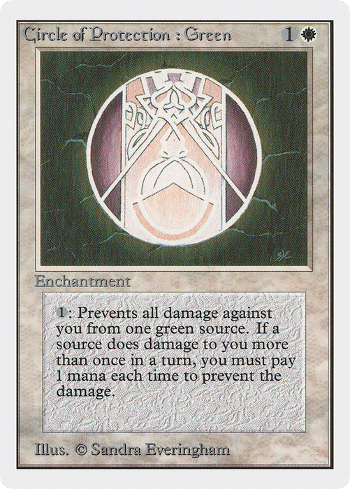 Circle of Protection: Green (2ED-012) - common
