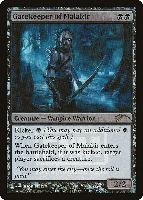 Gatekeeper of Malakir (FNM-011) - rare - Foil