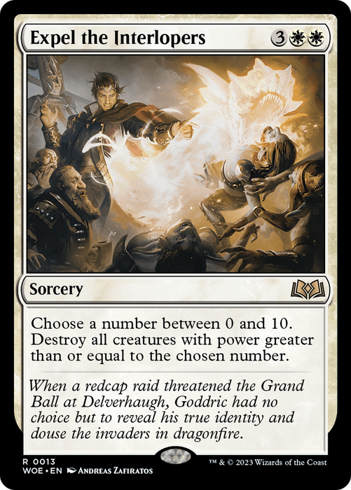 Expel the Interlopers (WOE-013) - rare - Foil