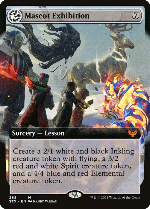 Mascot Exhibition (STX-285) - mythic: (Extended Art, lesson) - Foil