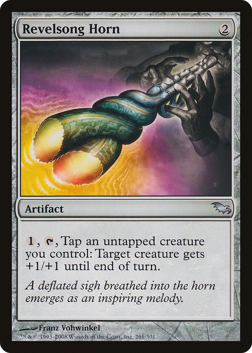 Revelsong Horn (SHM-261) - uncommon - Foil