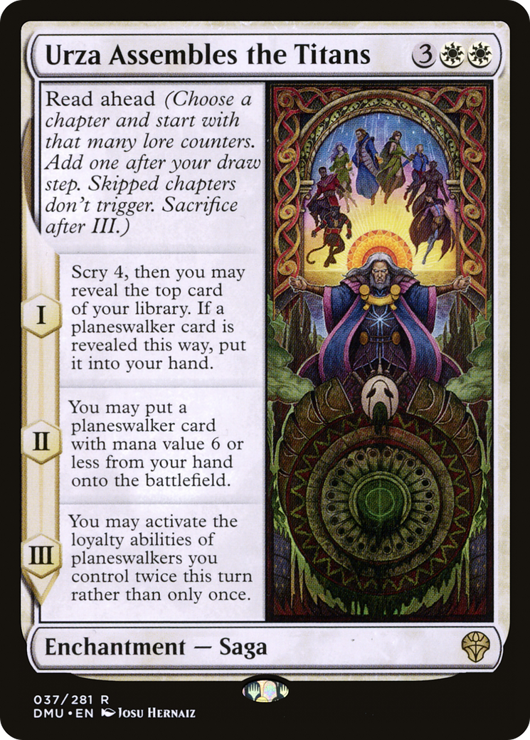 Urza Assembles the Titans (DMU-037) - rare