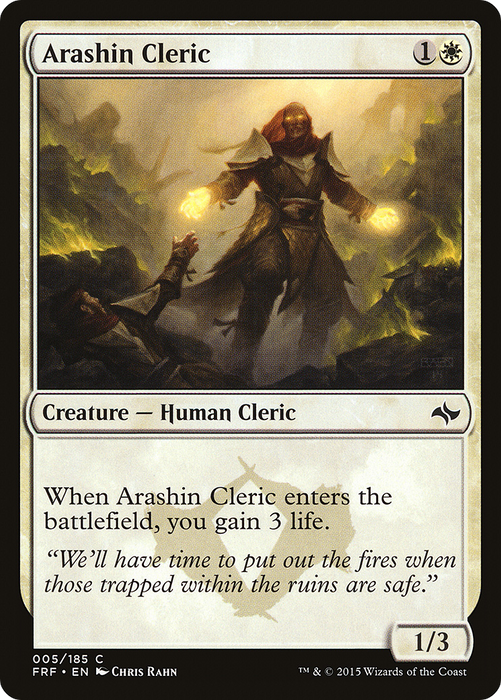 Arashin Cleric (FRF-005) - common - Foil
