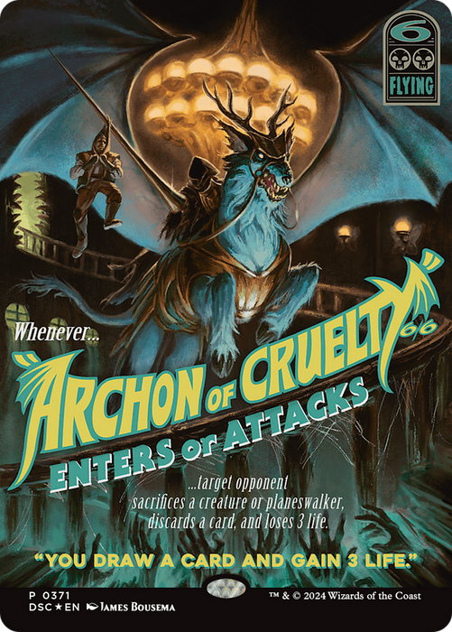 Archon of Cruelty (DSC-371) - mythic (Borderless)
