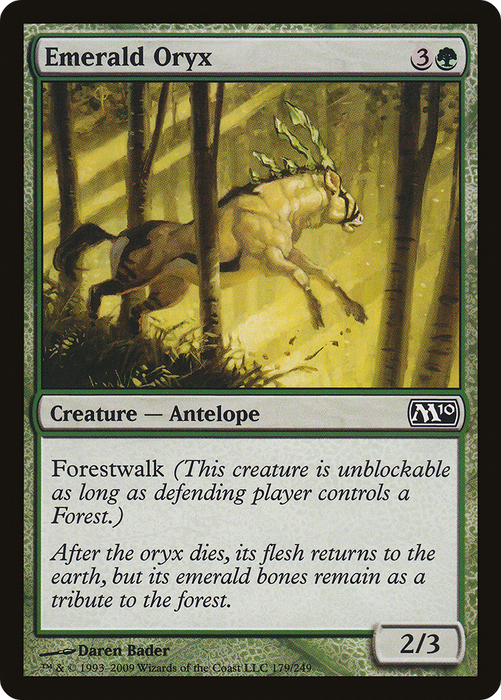 Emerald Oryx (M10-179) - common - Foil