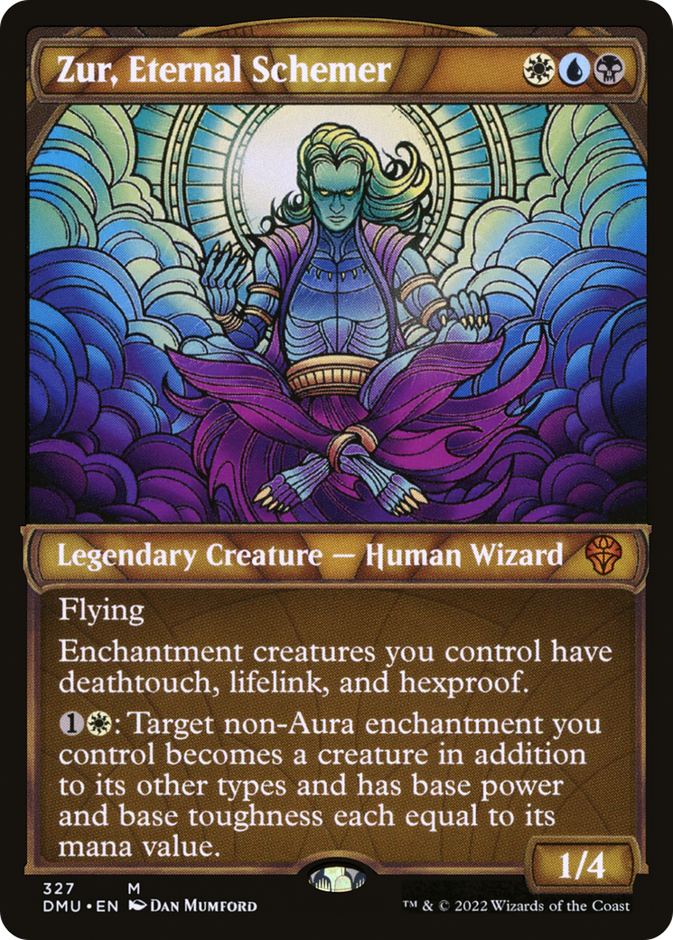 Zur, Eternal Schemer (DMU-327) - mythic: (Showcase) - Foil
