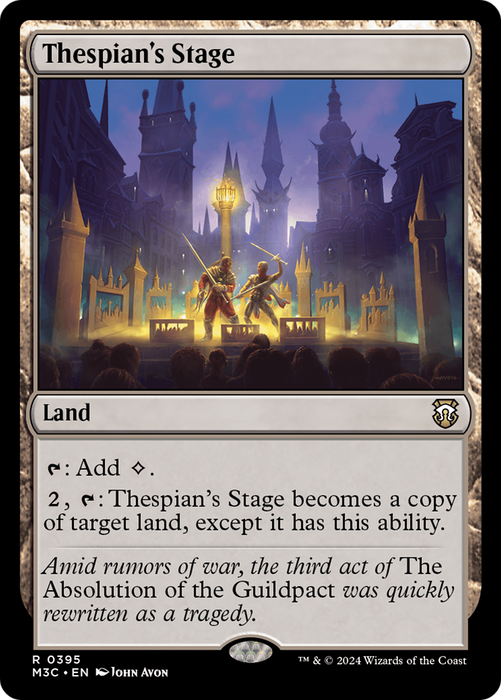 Thespian's Stage (M3C-395) - rare