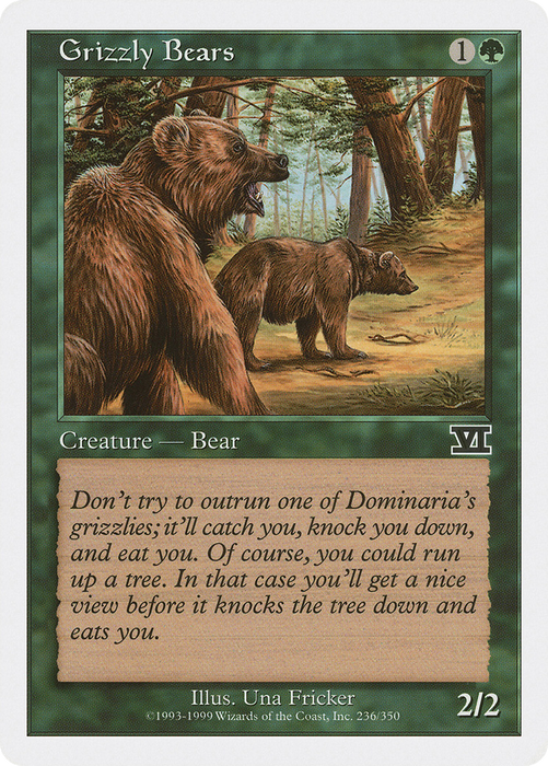 Grizzly Bears (6ED-236) - common