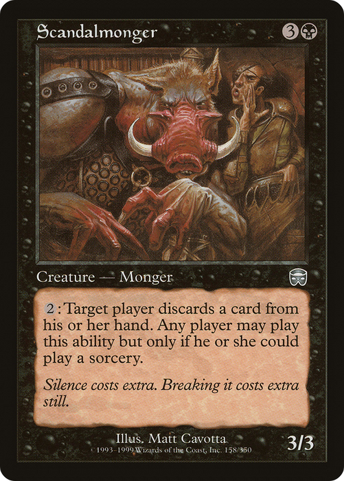 Scandalmonger (MMQ-158) - uncommon - Foil