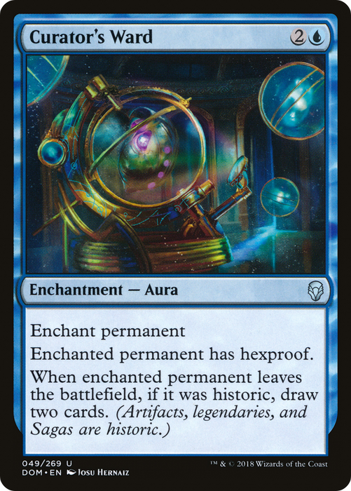 Curator's Ward (DOM-049) - uncommon - Foil