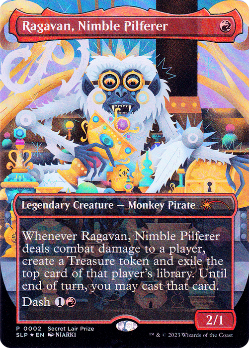 Ragavan, Nimble Pilferer (SLP-002) - mythic (Borderless) - Foil