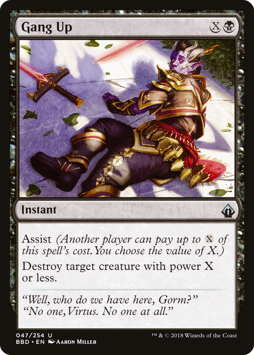 Gang Up (BBD-047) - uncommon - Foil