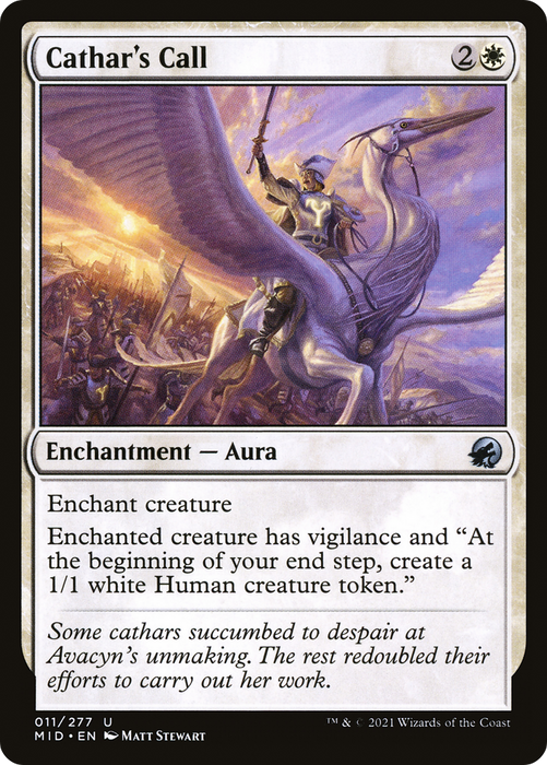 Cathar's Call (MID-011) - uncommon