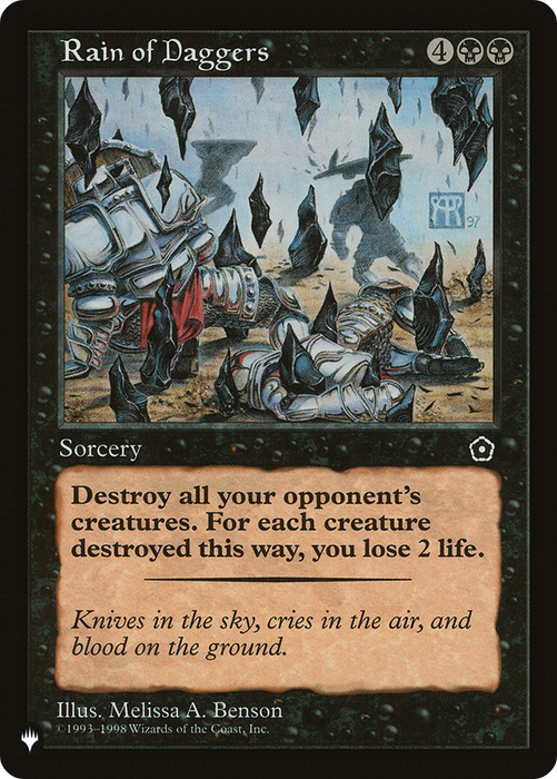 Rain of Daggers (LIST-P02-85) - rare